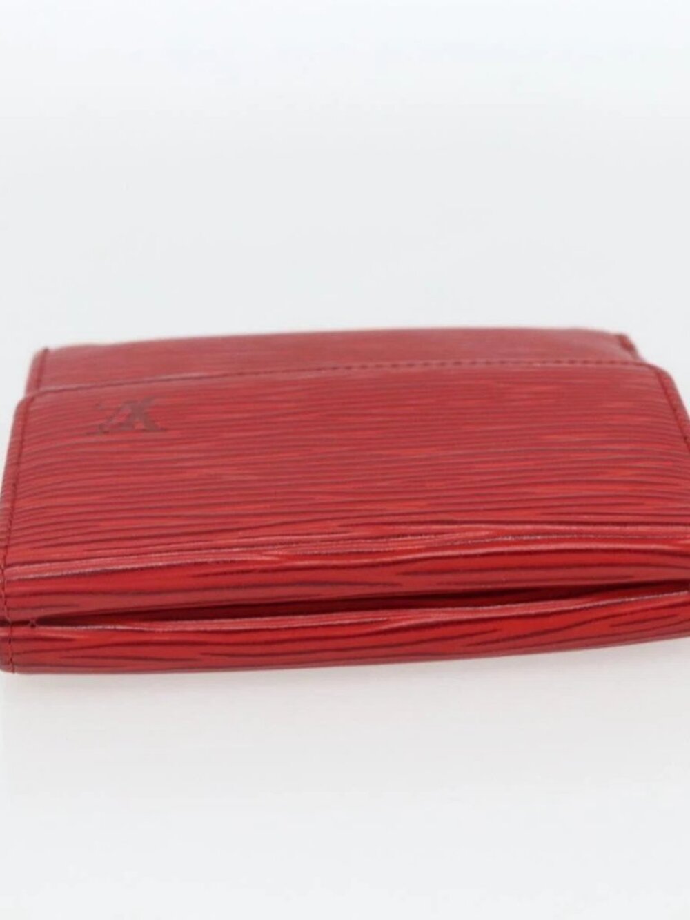 LOUIS VUITTON Porte Monnaie Billets Cartes Credit Wallet Red - Picture 8 of 15